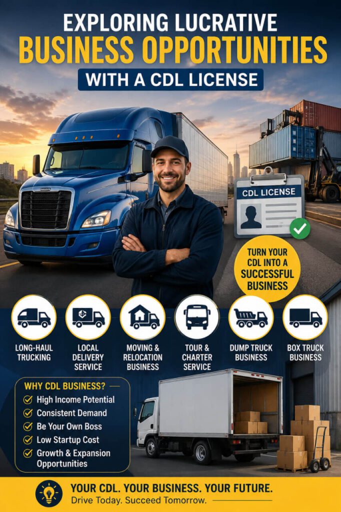 CDL Business Opportunities for truck drivers and owner operators